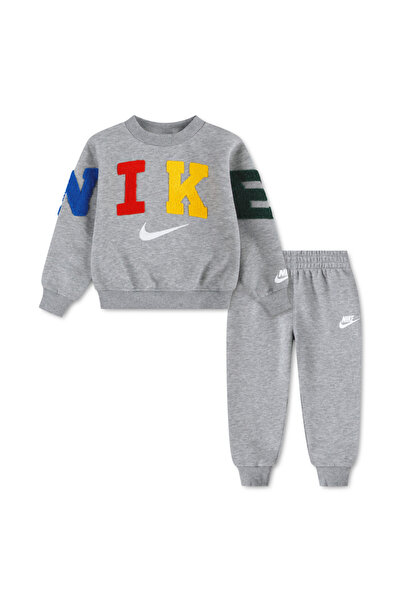 Nike FLEECE CREW JOGGER SET ERKEK ÇOCUK EŞOFMAN TAKIM 76P650-042