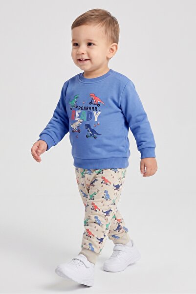 DMB BOYS & GIRLS DMB Erkek Bebe 2'li Takım İndigo M 4193