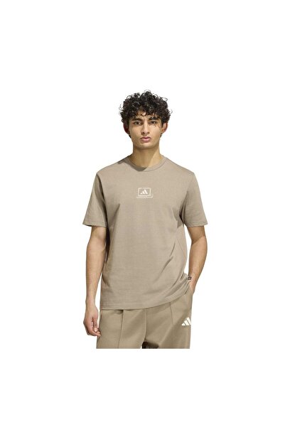 adidas Kc7081-E m Clkd I Ofc t Men's T-Shirt Milk Coffee