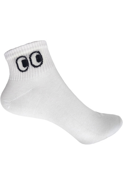 GIFT-ME.GR Κοντές κάλτσες unisex, βαμβακερές, με σχέδιο μάτι, 1 ζευγάρι, μέγε...