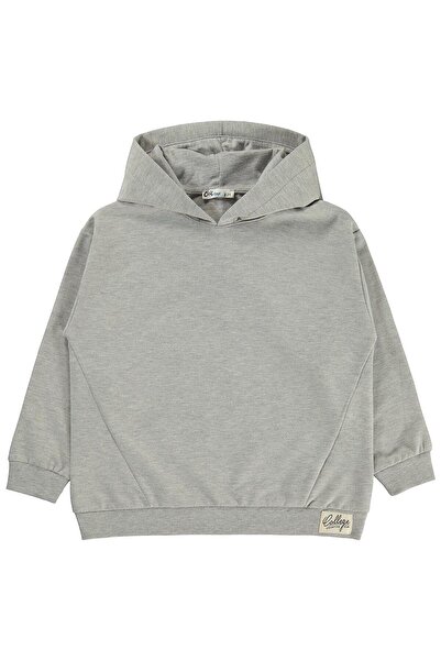 Civil Boys Basic Hooded Sweatshirt for 6-9 Years - Gray