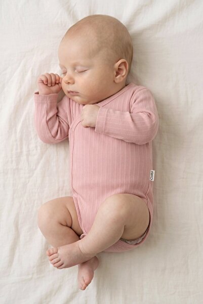 Mini Cotton Baby Report Double-Breasted Long Sleeve Badi