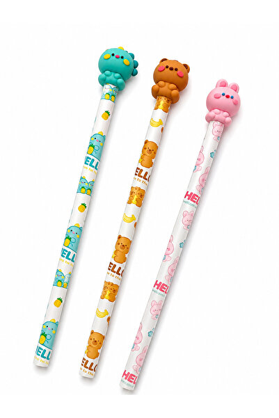 Bubu Figure Pencil Set of 3