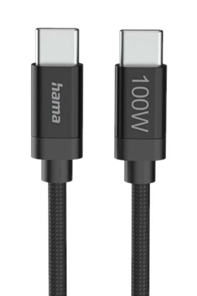 Hama Cablu USB-C - 100W Nailon 3 m Negru