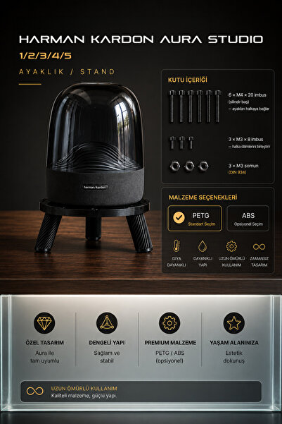 MARS 3D LAB Harman Kardon Aura Studio 1/2/3/4/5 için Ayaklık / Stand