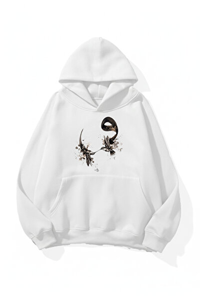 uyguntarz Unisex Soft Textured Sufism Printed Design Oversize 3 Thread Hoodie...