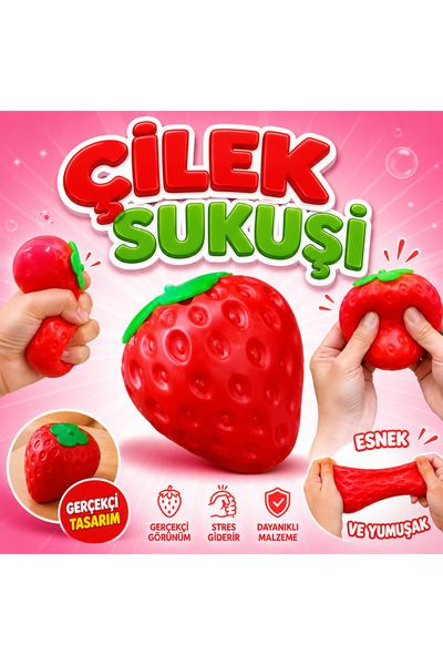 BLACK DİAMOND PLUSH TOY ÇİLEK SUKUŞİ SQUİSHY OYUNCAK NEW SERİES