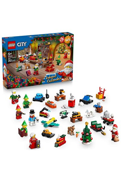 LEGO City 2026 Yılbaşı Takvimi - Çocuklar İçin Noel Temalı Noel Babanın Atöly...