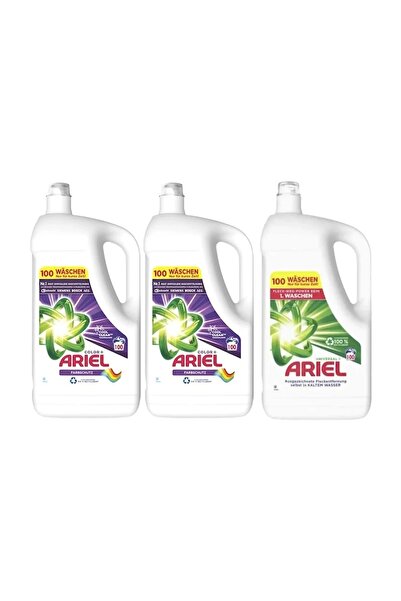 Ariel Promo detergent lichid de rufe Universal Clean 5L + 2x Color+ 5L