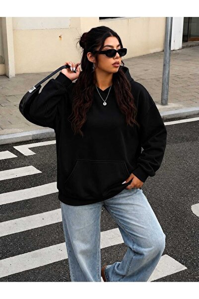 BENROMA 3 Yarn Combed Cotton Plus Size Unisex Sweatshirt Mq6