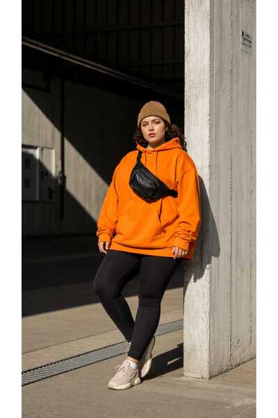 BENROMA 3 Yarn Combed Cotton Plus Size Unisex Sweatshirt Mq4