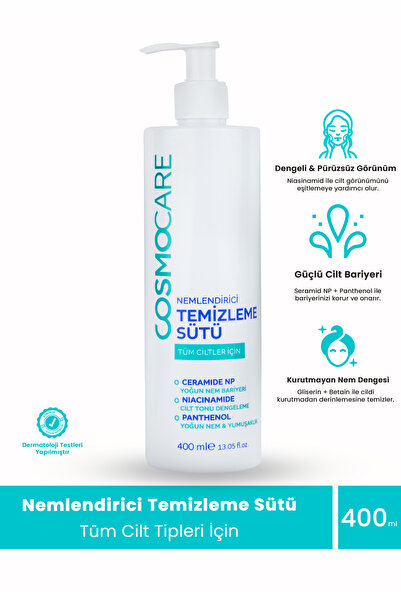 Cosmocare Nemlendirici Makyaj Temizleme Sütü Cilt Bariyeri Destekleyici Ceram...