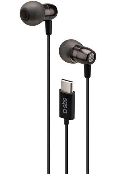 SBS Căști cu fir Metal Pro 2.0 USB-C Negru