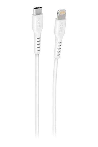 SBS Cablu USB-C - Lightning 3m Alb TECABLELIGTC3W