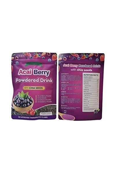 Fitgum مشروب التوت المختلط 5 أنواع + بذور الشيا والتوت الأساي: مضاد للأكسدة، غذاء خفيف، يخلط فورًا (ساخن أو بارد)
