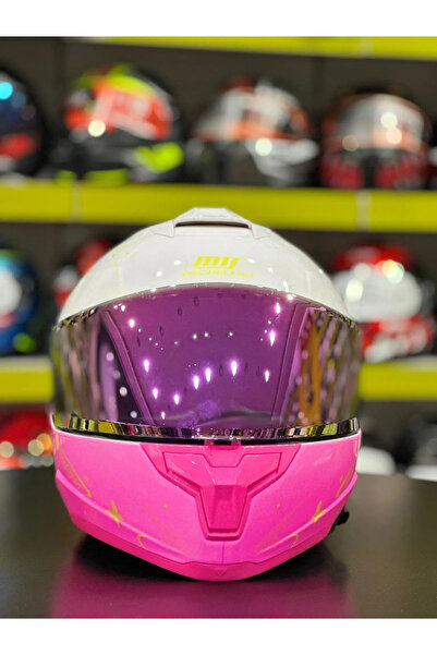 MTS X-340 Sweet Women Motosiklet Kaskı Güneş Vizörlü Kadın Full Face Kask