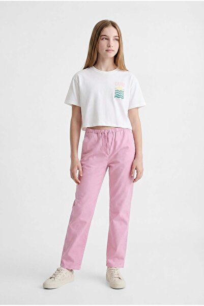 PAULMARK Girl's Elastic Waist Trousers