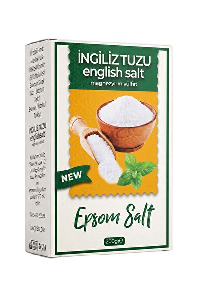 İngiliz Tuzu 200 GR - %100 Doğal ve Saf