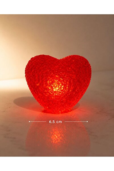 Kalp Led Işık Dekoratif Gece Lambası