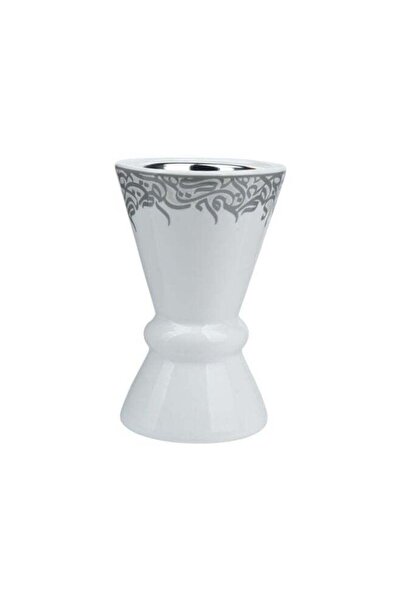 Trust Porcelain Incense Burner White/Silver (14.5x9x9cm)