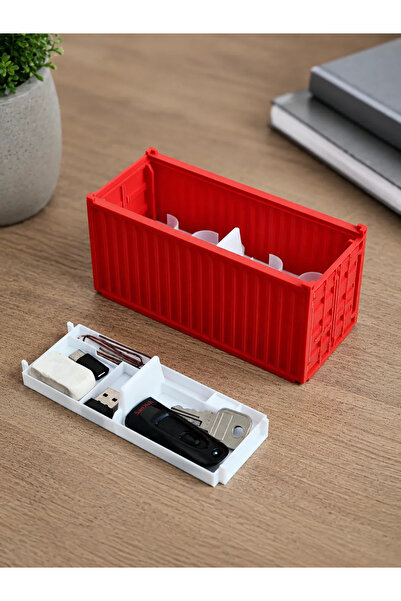besa3d Storage Box with Container Design – Desktop Organizer Box