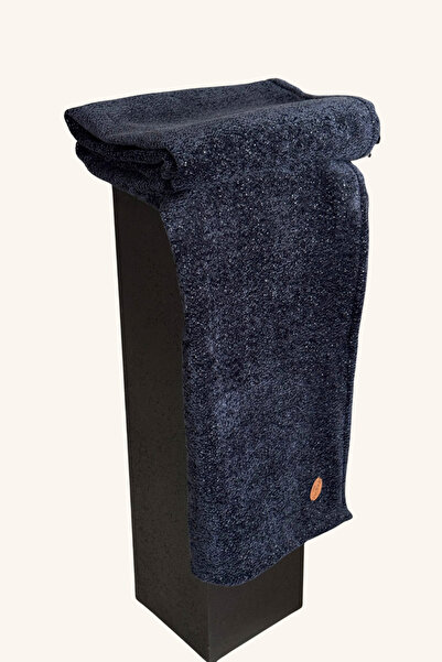 Maison Pactole Navy Blue Soft Textured Sofa Throw 135X180 cm -Umbra-
