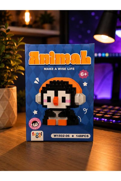 Genel Markalar UbinShop Sevimli Penguen 3D Yapı Blok Oyun Seti