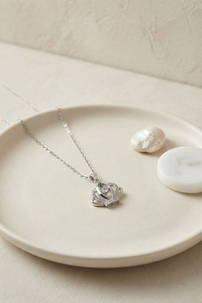 norsary 316L Steel Chain Silver Color Crown Model Necklace