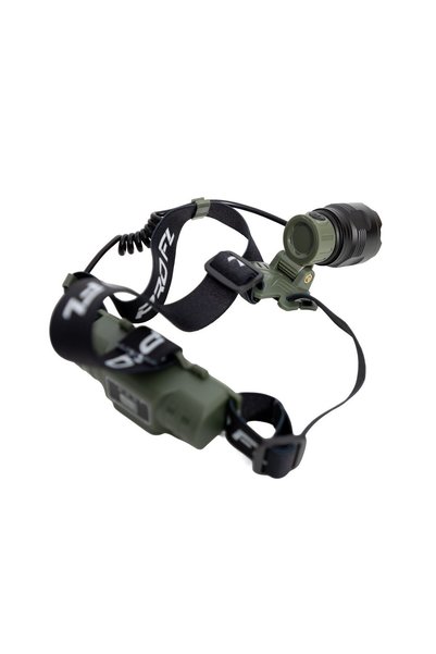 FL Lanternă frontală ProFL Dual LED (Alb/Albastru UV), 1 Baterie, Afișaj Digital