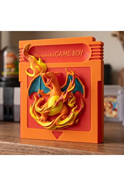 TokOyun Pokemon - Nintendo Gameboy Charizard Kart Figürü