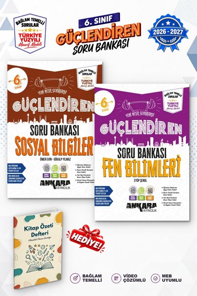 Ankara Yayıncılık 6.Sınıf Fen Bilimleri Sosyal Bilgiler Bağlam Temelli Soru B...