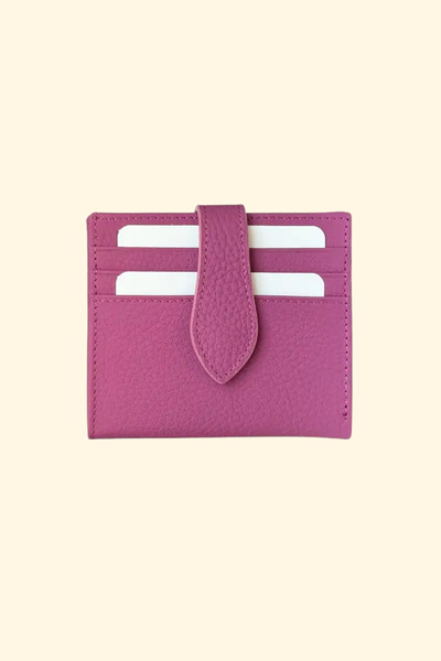 Hakiki Deri Unisex Kartlık - Cüzdan | Flora