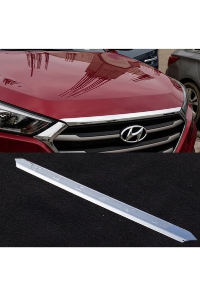 TMZ Garage 2015-2020 HYUNDAİ TUCSON ÖN KAPUT UCU PARLAK ÇITA KROM