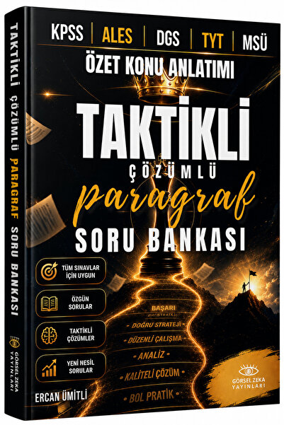 GÖRSEL ZEKA YAYINLARI KPSS ALES DGS TYT MSÜ ÖZET KONU ANLATIMLI TAKTİKLİ ÇÖZÜ...