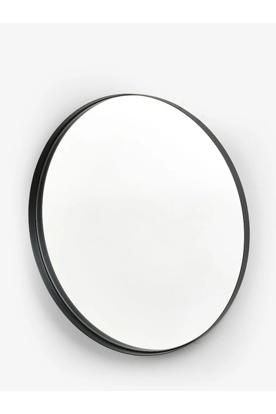Generic Decorative Round Wall Mirror, Diameter 30 cm, Durable Plastic Frame, ...