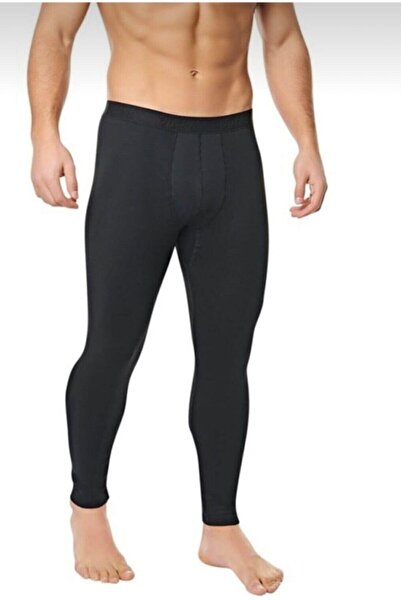 Zulu Ticaret Tutku-Men's Black Thermal Tights