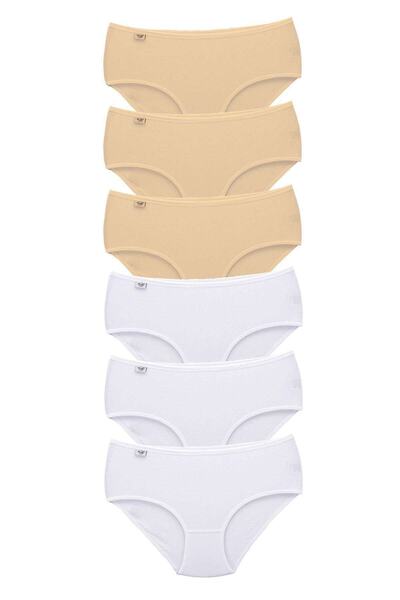 Zulu Ticaret Tutku-4 Pieces Women's High Waist Bato Thick Rubber Panties S8