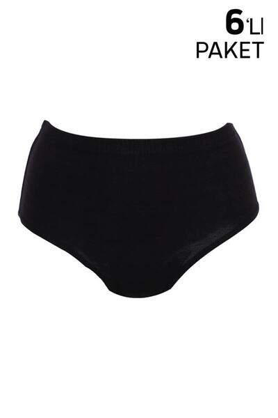 Zulu Ticaret Tutku-4 Pieces Women's High Waist Bato Thick Rubber Panties S4