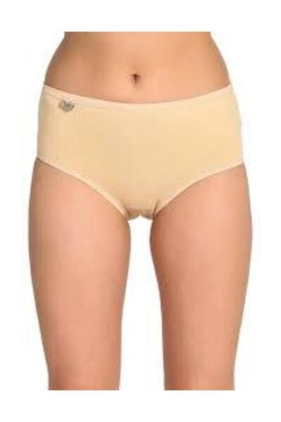 Zulu Ticaret Tutku-Women's Solid Color Medium Size Thick Elastic Bikini Panti...