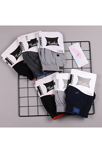 Zulu Ticaret Tutku-Men's Combed Cotton Boxer 6-Pack