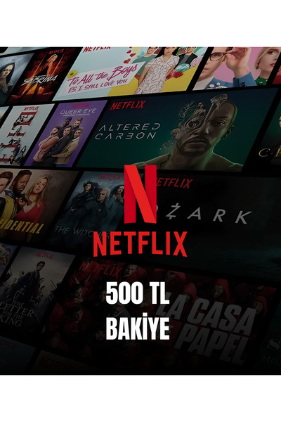 kuzepin Netflix Hediye Kart 500 TL