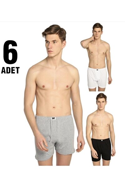 Zulu Ticaret Tutku-6 Men's Combed Cotton Boxers