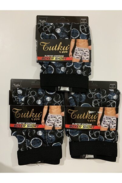 Zulu Ticaret Tutku-Women's Black Pack Cotton Ribbed Bato Panties 6-Pack