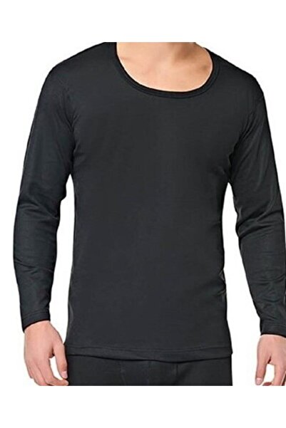 Zulu Ticaret Tutku-Men's Black Thermal Undershirt
