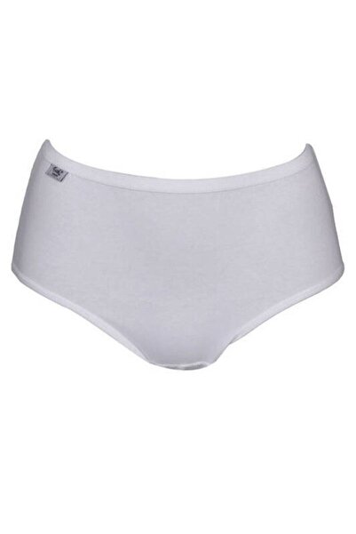 Zulu Ticaret Tutku-Women's White Lycra High Waist Bato Slip Economical Pack o...