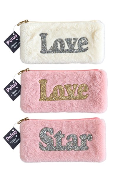 Generic Brand Plush Pencil Bag Makeup Bag