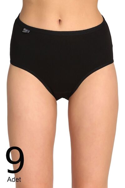 Zulu Ticaret Tutku-Women's White 12-Pack Ribana Bato Panties Elf568T0922Ccm12