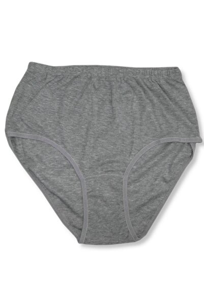 Zulu Ticaret Tutku-Women's Gray 9-Piece Ribana Bato Panties Elf568T0922Ccm9