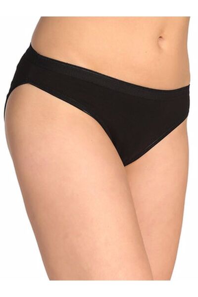 Zulu Ticaret Tutku-Women's Black Bikini Panties