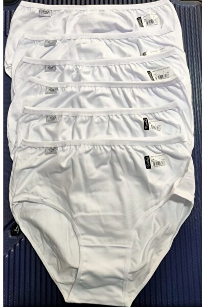 Zulu Ticaret Tutku-Women's White 6-Piece Panties